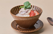 080 豆乳アイスとくみ上げ湯葉ソース